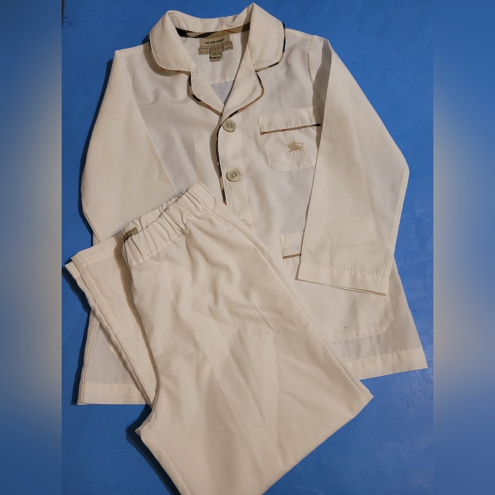 Kids Burberry Pajamas, Size 4